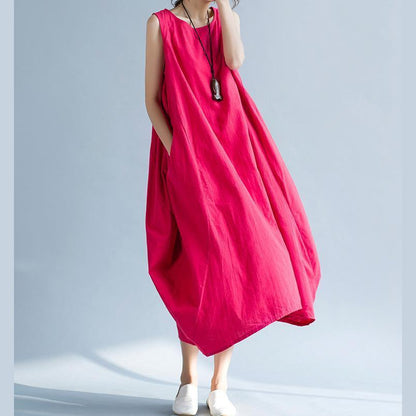 Women Long Tank Tee Shirt Loose Oversized Cotton Dresses