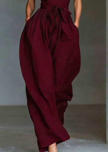 Women Mulberry Hatle Cold Shoulder Linen Jumpsuits Summer