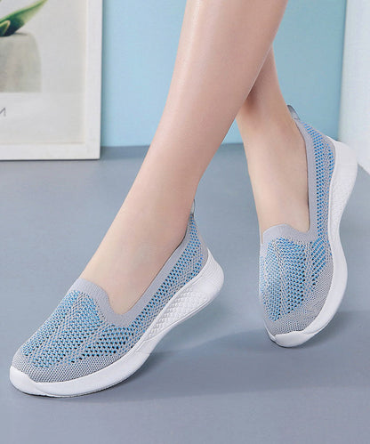 Women Pink Flat Feet Shoes Comfortable Breathable Mesh