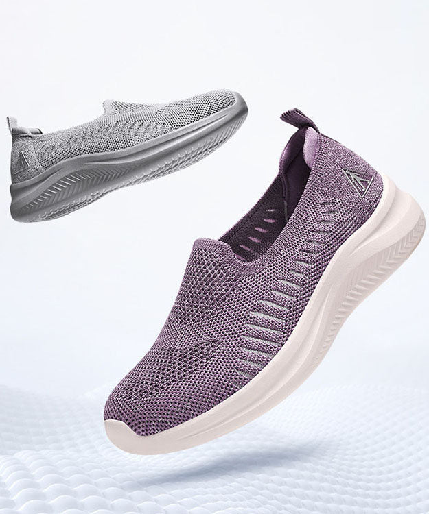 Women Soft Comfy Flat Shoes Yellow Breathable Mesh