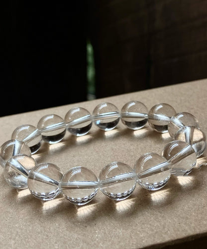 Women White Versatile Natural Crystal Bracelet