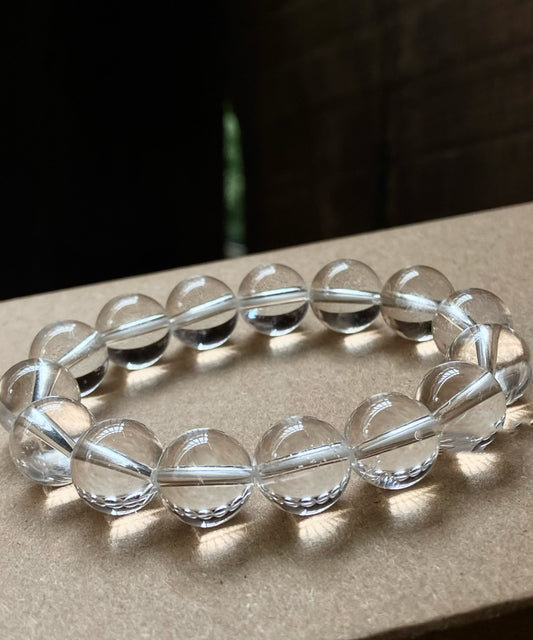 Women White Versatile Natural Crystal Bracelet