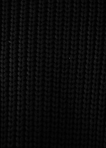 Women black linen clothes For high neck asymmetric patchwork fall Dresses - SooLinen