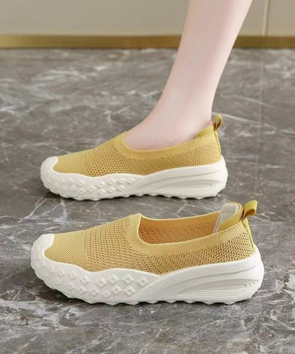 Yellow Flat Feet Shoes  Flat Shoes For Women