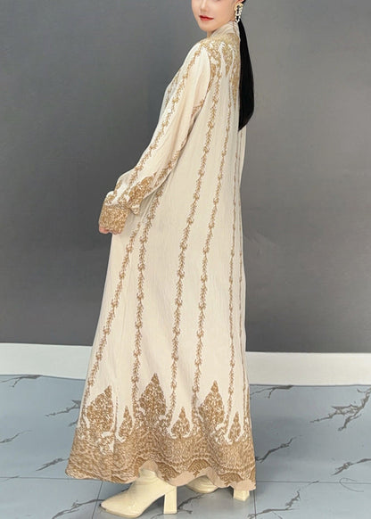 Yellow Long Shirts Dress Peter Pan Collar Lantern Sleeve