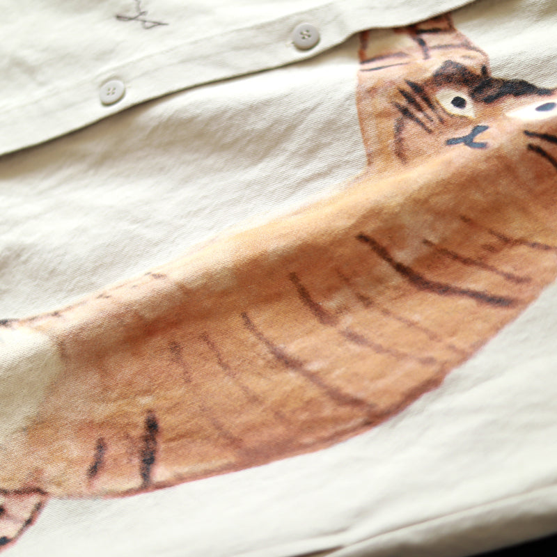 boutique light khaki cotton shift dress Loose fitting holiday dresses fine side open shirt dress