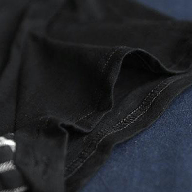 boutique natural cotton dress plus size clothing Short Sleeve Plaid Summer Round Neck Dress