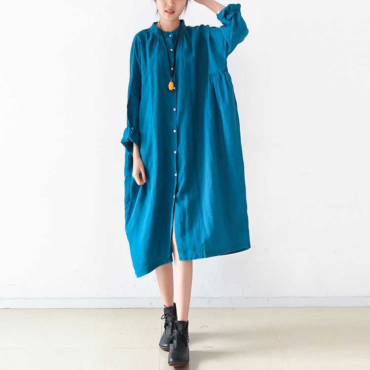 Plus Size Linen Dresses 2025 Trend Blue Oversize Shirts Caftans Fall Outfits
