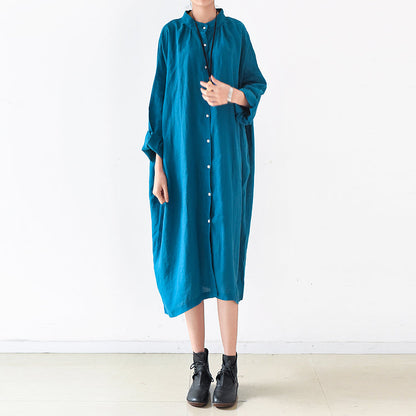 Plus Size Linen Dresses 2025 Trend Blue Oversize Shirts Caftans Fall Outfits