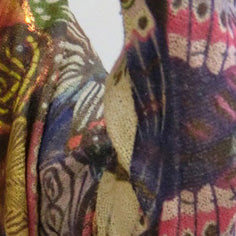 winter new alphabet butterfly print sweater oversize casual batwing sleeve knit tops