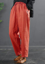 Load image into Gallery viewer, French Spring Wide Leg Pants Unique Yellow Inspiration Elastic Waist Wild Pants