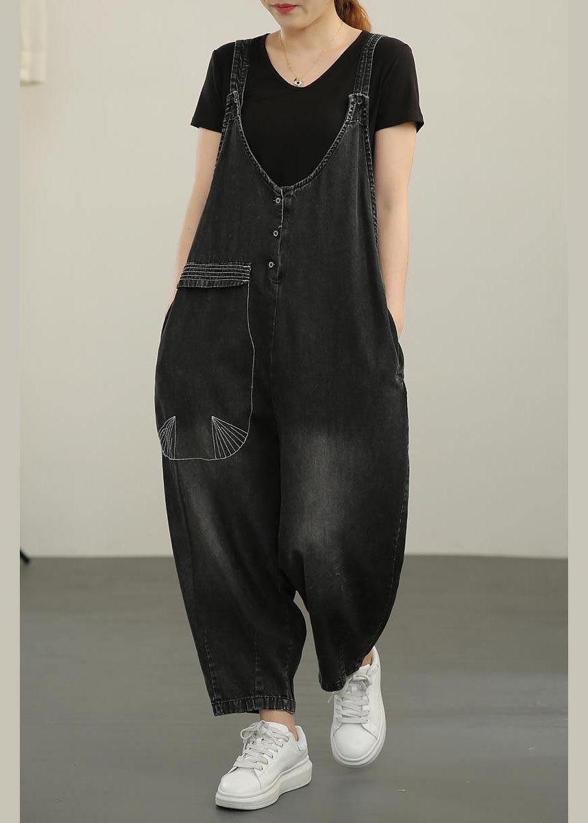 2021 Summer New Washed And Polished White Jumpsuit