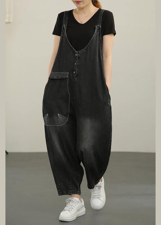 2021 Summer New Washed And Polished White Jumpsuit