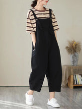 Load image into Gallery viewer, Women Spring Artsy Solid Pocket Denim Jumpsuit
