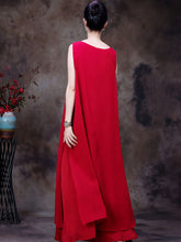 Load image into Gallery viewer, Plus Size Women Summer Irregular Hem Solid Loose Vest Dress