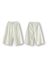 Load image into Gallery viewer, Plus Size Women Summer Casual Solid Pocket Wide-leg Cotton Pants