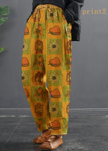 Load image into Gallery viewer, French Spring Wide Leg Pants Unique Yellow Inspiration Elastic Waist Wild Pants