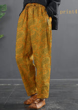 Load image into Gallery viewer, French Spring Wide Leg Pants Unique Yellow Inspiration Elastic Waist Wild Pants