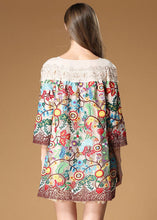 Load image into Gallery viewer, Apricot Patchwork Organza Short Dresses Embroideried Bracelet Sleeve