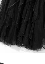 Load image into Gallery viewer, Art Black fashion Sequins Ruffles Fall Skirts