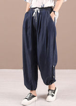 Load image into Gallery viewer, Beautiful Blue Pockets Denim Harem Pants