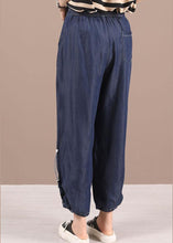 Load image into Gallery viewer, Beautiful Blue Pockets Denim Harem Pants