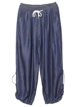 Load image into Gallery viewer, Beautiful Blue Pockets Denim Harem Pants