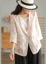 Load image into Gallery viewer, Beautiful Print Pockets Summer Ramie Coat