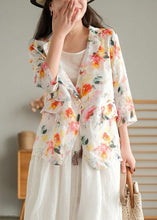 Load image into Gallery viewer, Beautiful Print Pockets Summer Ramie Coat