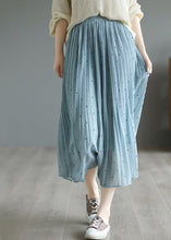 Load image into Gallery viewer, Blue Chiffon Pleated Skirts Oversized Exra Large Hem Summer