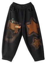 Load image into Gallery viewer, Boho Black Pockets denim Casual Pants Winter
