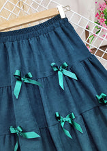Load image into Gallery viewer, Casual Brown elastic waist Butterfly Corduroy Skirt Winter