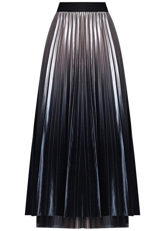 Chic Champagne Tulle Patchwork fashion A Line Fall Wear on both sides Skirts