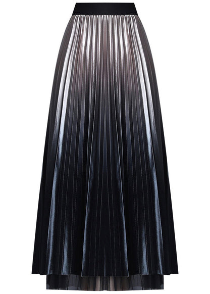 Chic Champagne Tulle Patchwork fashion A Line Fall Wear on both sides Skirts