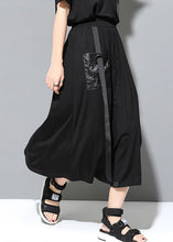 Load image into Gallery viewer, Classy Black Pockets Patchwork Casual Fall Skirt