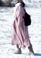 Classy Stand Patchwork Spring dress Neckline Pink Dresses