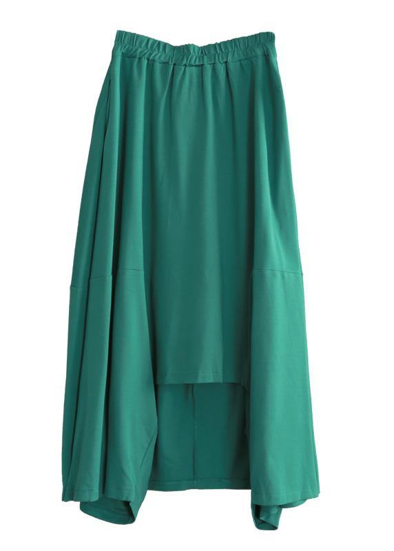 Classy green Fashion Ideas elastic waist asymmetric pants