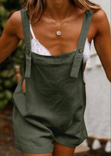 Load image into Gallery viewer, Nude Linen Jumpsuit Summer