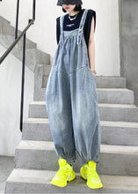 Load image into Gallery viewer, Denim blue overalls new summer thin casual one-piece pants