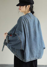 Load image into Gallery viewer, Elegant V Neck Button Down Spring Clothes Fashion Ideas Denim Blue Coats