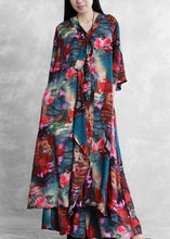 Load image into Gallery viewer, Ethnic style suit summer novel literary print loose two-piece