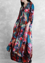 Load image into Gallery viewer, Ethnic style suit summer novel literary print loose two-piece