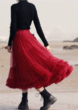 Load image into Gallery viewer, Fashion Blue Patchwork Circle Cute pleated dress Fall Skirt
