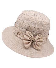 Load image into Gallery viewer, Fashion Blue Print Patchwork Bow Bucket Hat