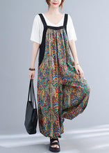 Load image into Gallery viewer, Fashion Green Oversized Print Pockets Spandex Jumpsuit Summer