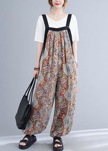 Load image into Gallery viewer, Fashion Green Oversized Print Pockets Spandex Jumpsuit Summer