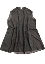 Load image into Gallery viewer, Fitted Black Grey O-Neck low high design Summer Denim Mid Dress