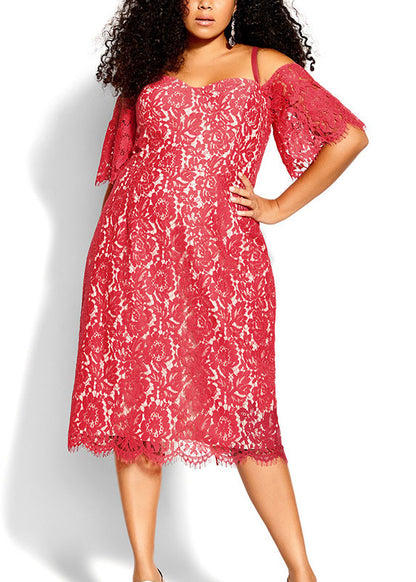 Fitted Purple Bustier Top Lace Spaghetti Strap Long Dress Summer