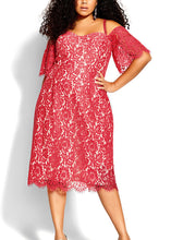 Load image into Gallery viewer, Fitted Purple Bustier Top Lace Spaghetti Strap Long Dress Summer