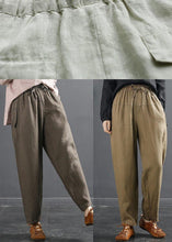 Load image into Gallery viewer, French Spring Wide Leg Pants Unique Yellow Inspiration Elastic Waist Wild Pants
